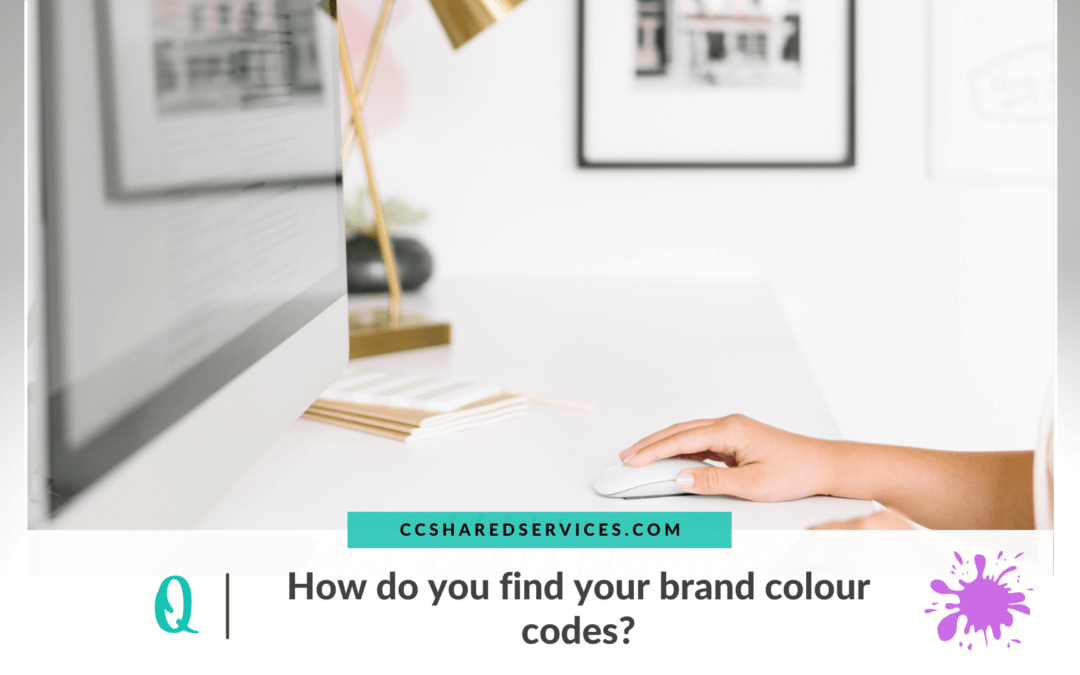 How do you find your brand colour codes?