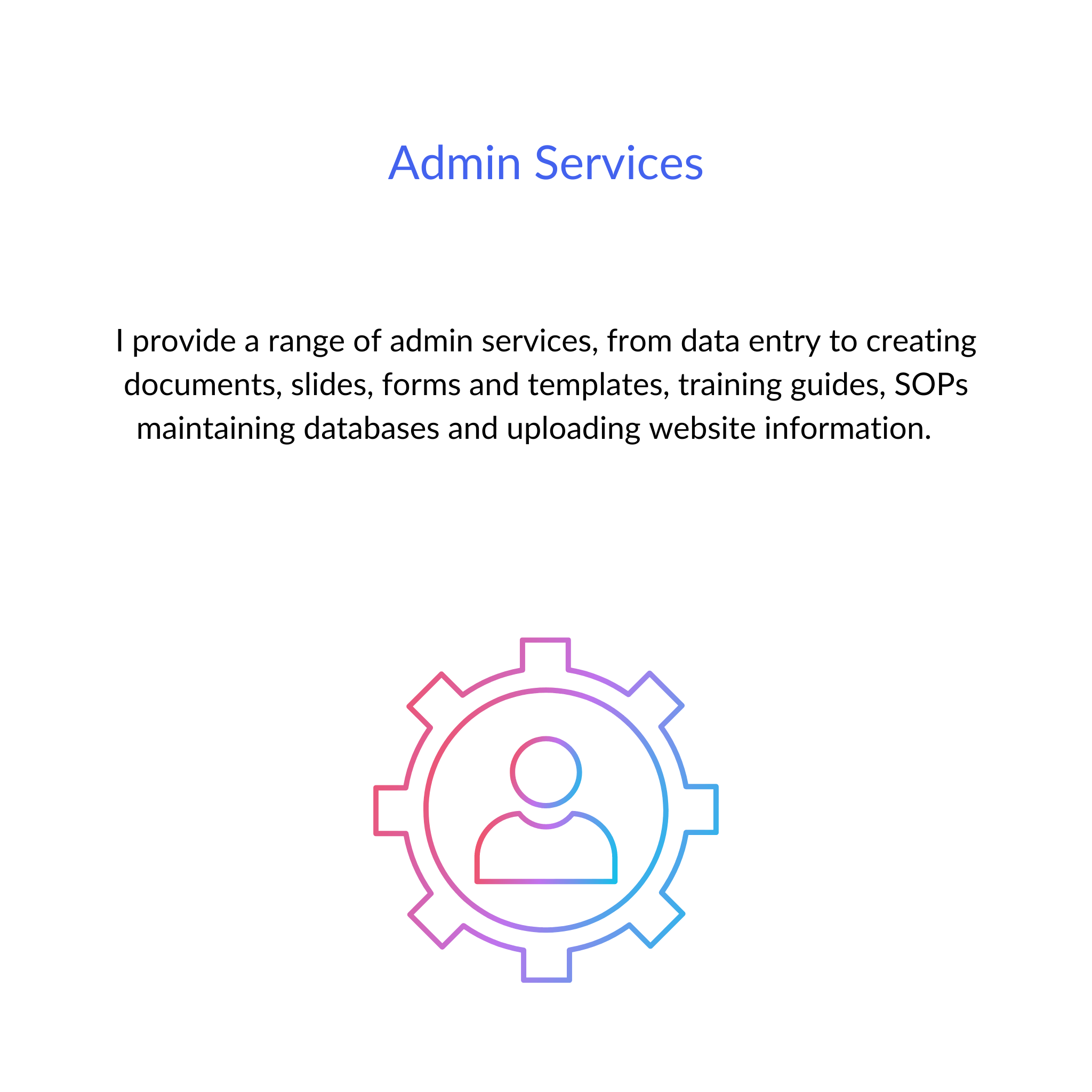 Virtual Admin Services - CC Shared Services