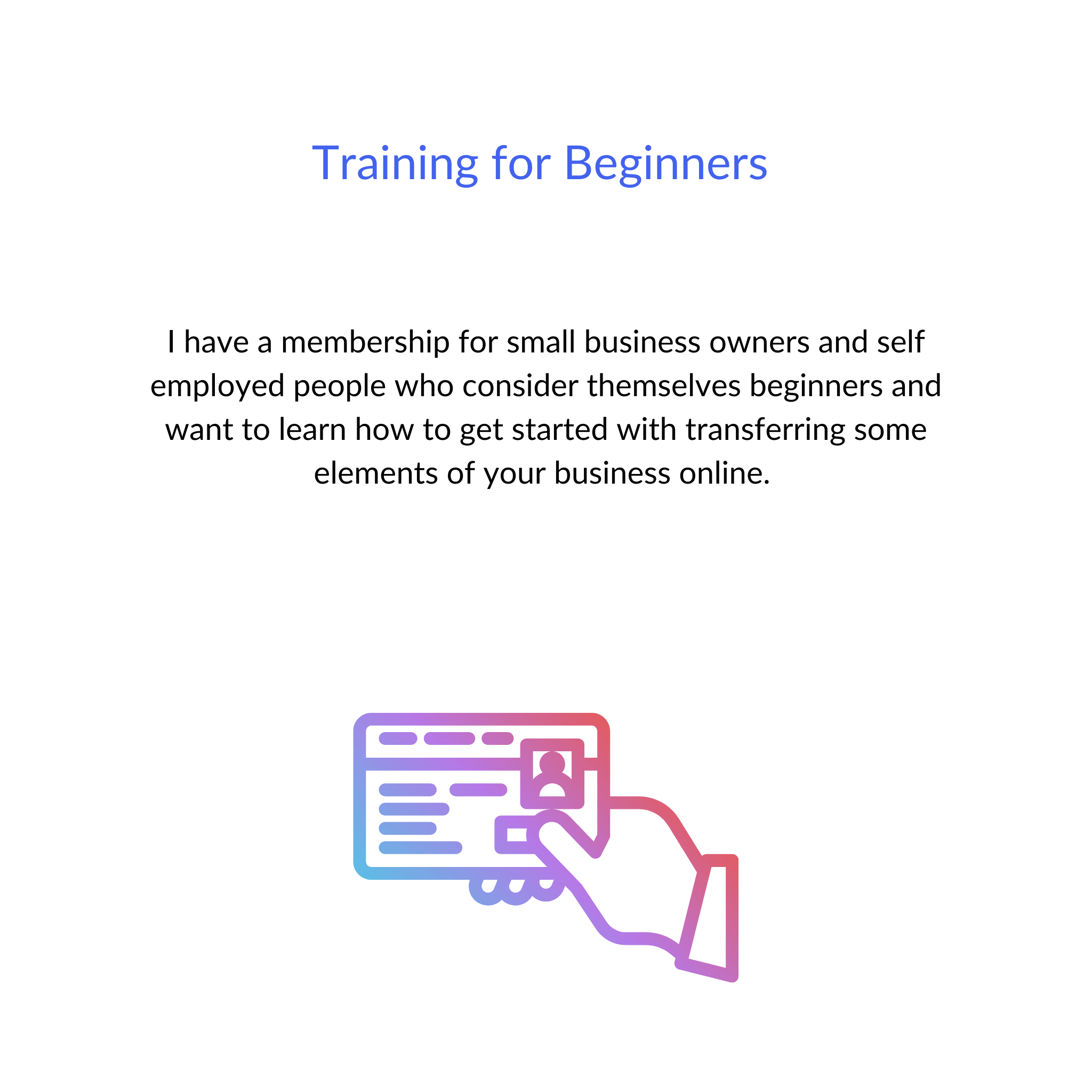 Online Business Training for Beginners - CC Shared Services