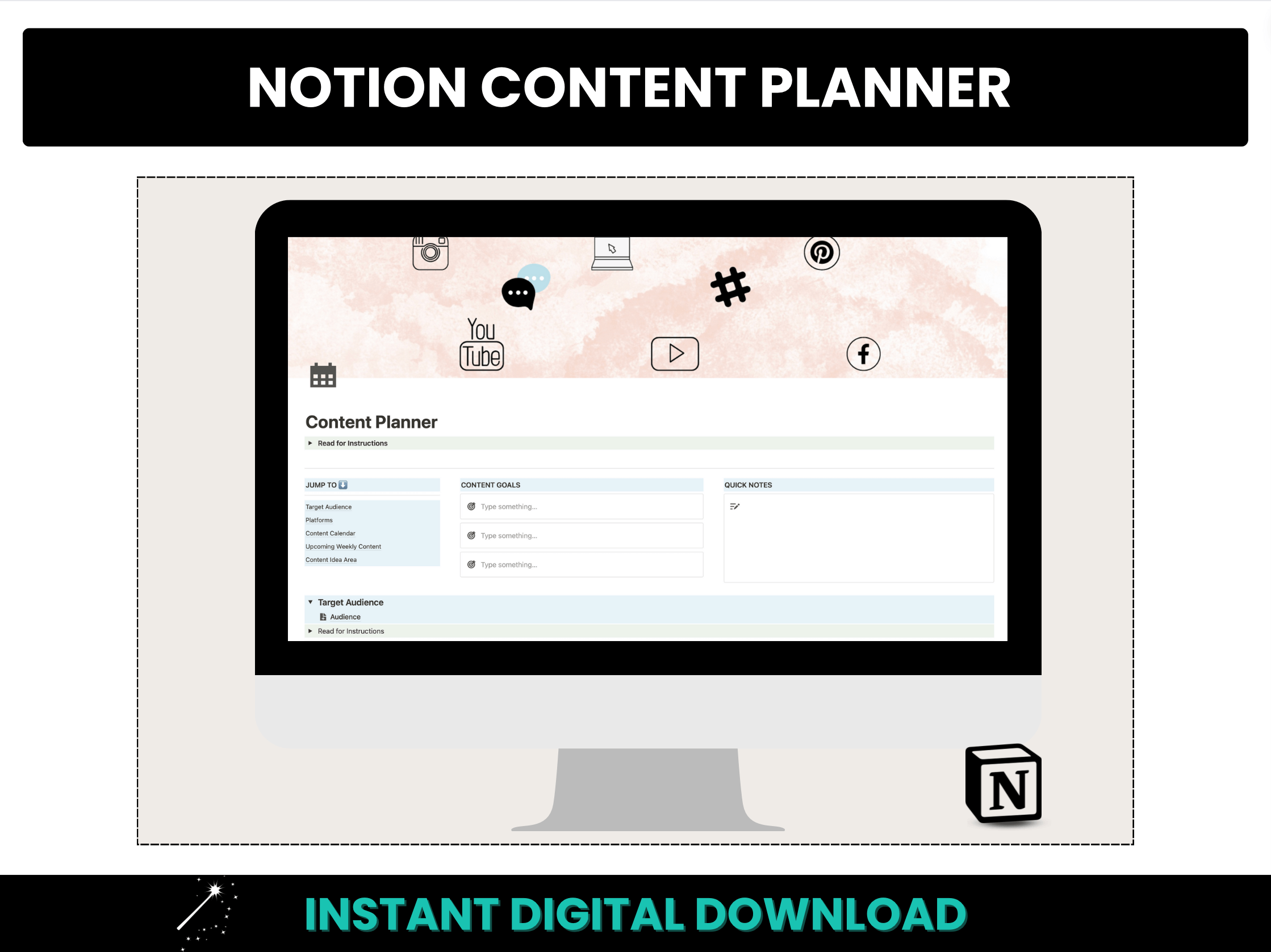 Notion Content Planner Template