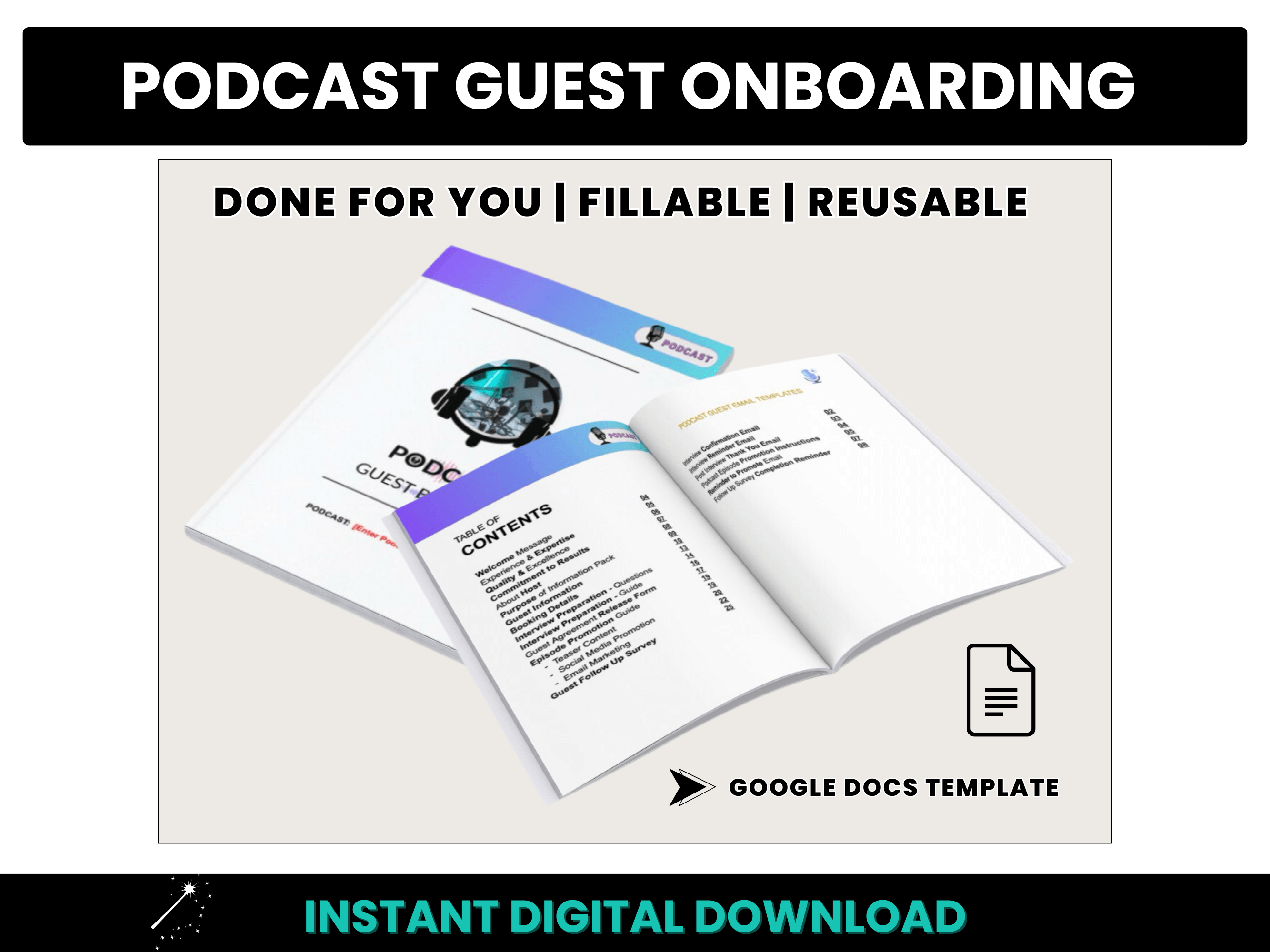 Podcast Guest Onboarding Template