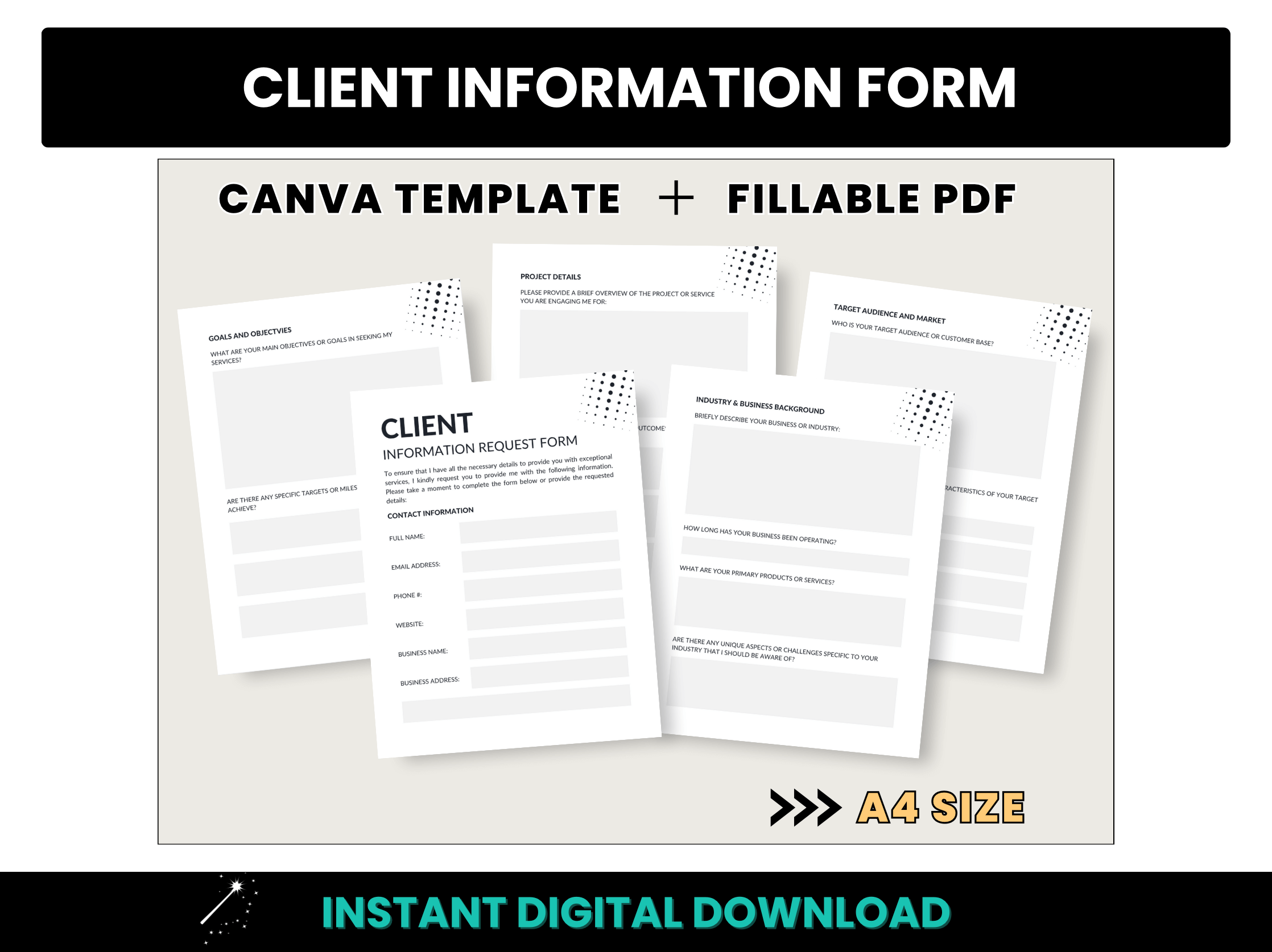 Client Information Request Form Template