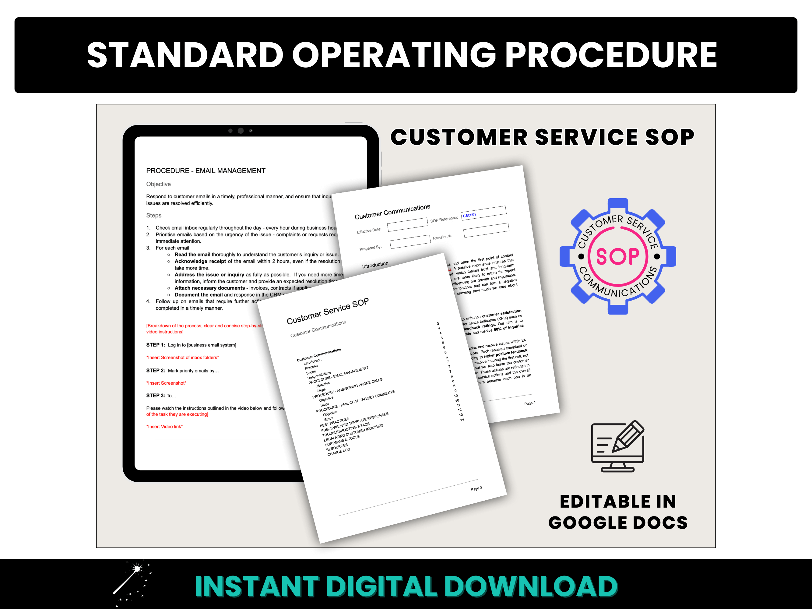 Standard Operating Procedure Template